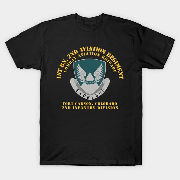 1st Bn 2nd AVN Regiment  - CAB - 2ID - Ft Carson Colorado T-Shirt by twix123844